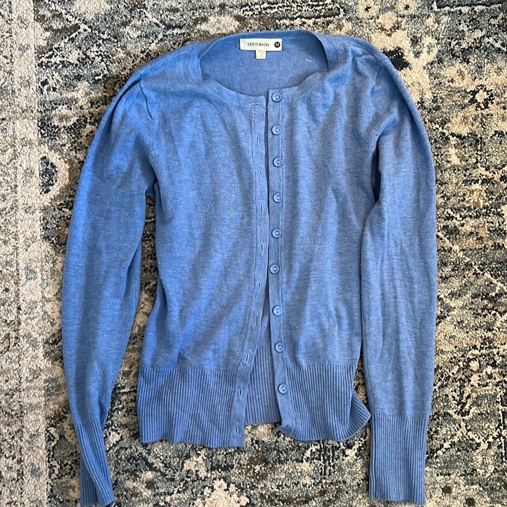 Blue Cardigan